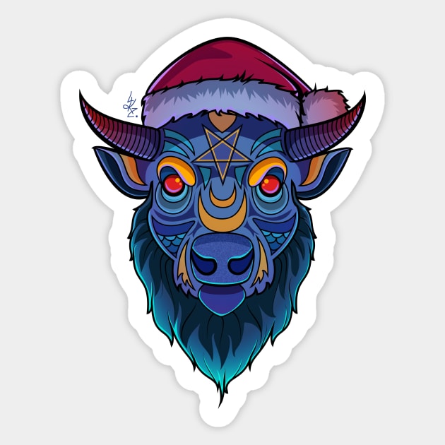 Krampus Sticker by kzenabi